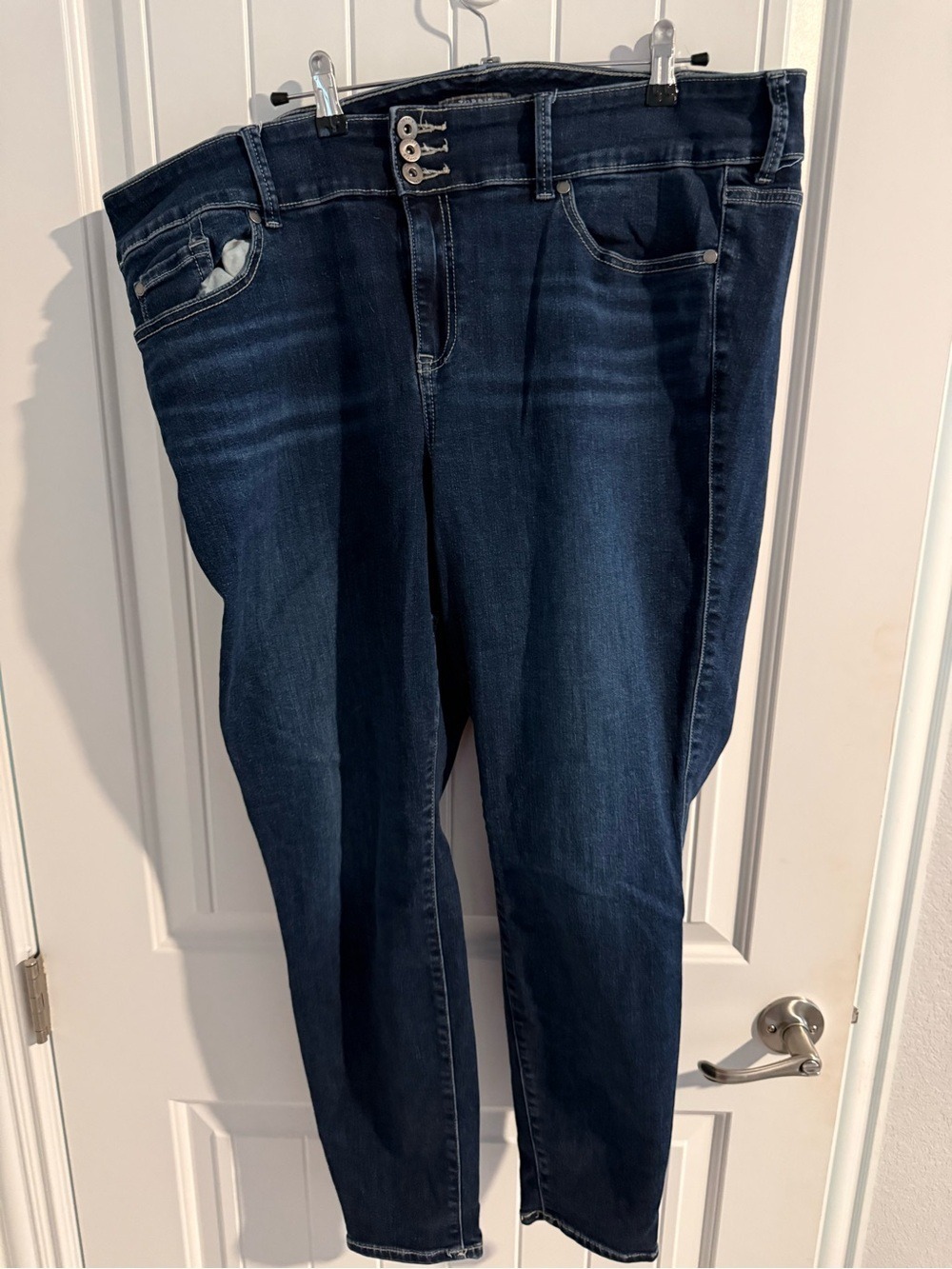 Torrid Bombshell Skinny Jeans Women’s Size 22R Dark Wash Stretch High Rise